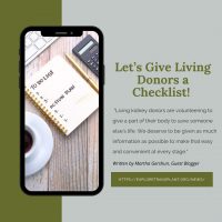 Let’s Give Living Donors a Checklist