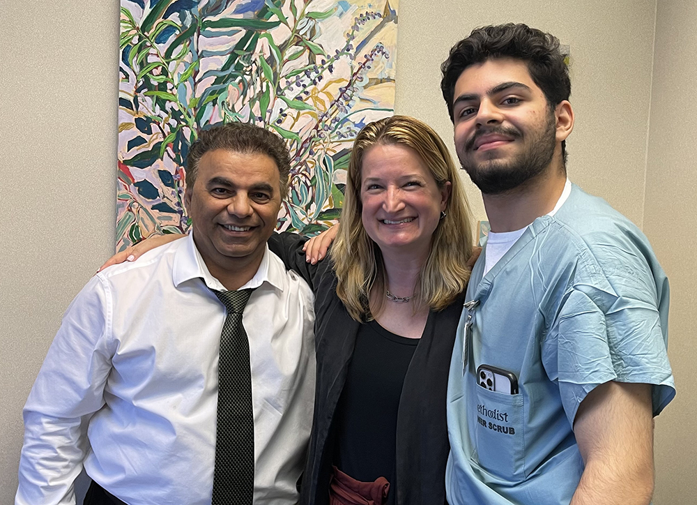 Dr. Amy Waterman and Parsa, member of the Rising Stars program at Houston Methodist